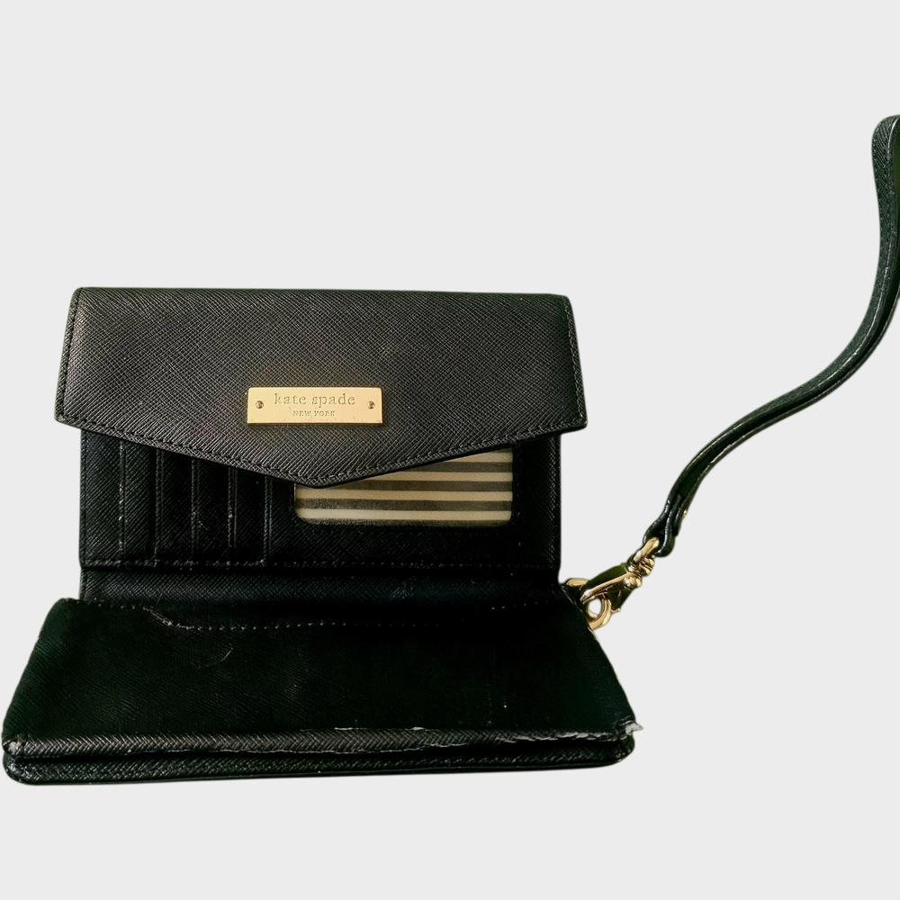 Kate Spade Black Wristlet Wallet - Picture 1 of 9